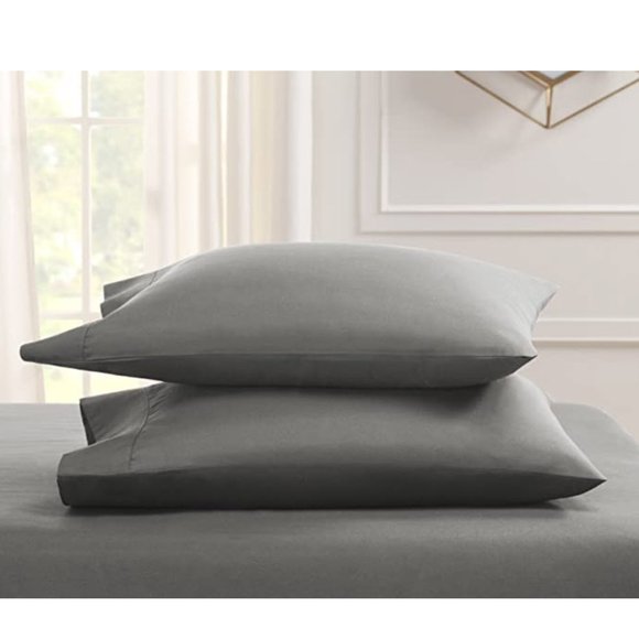 Soft Microfiber Charcoal Gray King 4 piece set - Picture 4 of 6
